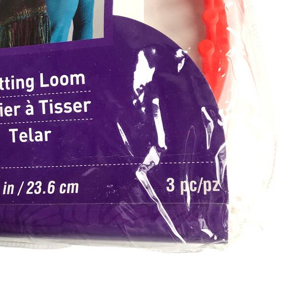 Loops & Threads Knit Quick 9.5" Round Knitting Loom Kit Hat Maker Set - Picture 5 of 16